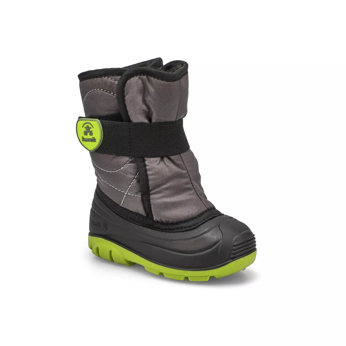 Affordable Kamik, Infants' Snowbug 3 Waterproof Winter Boot - Charcoal Green 0118