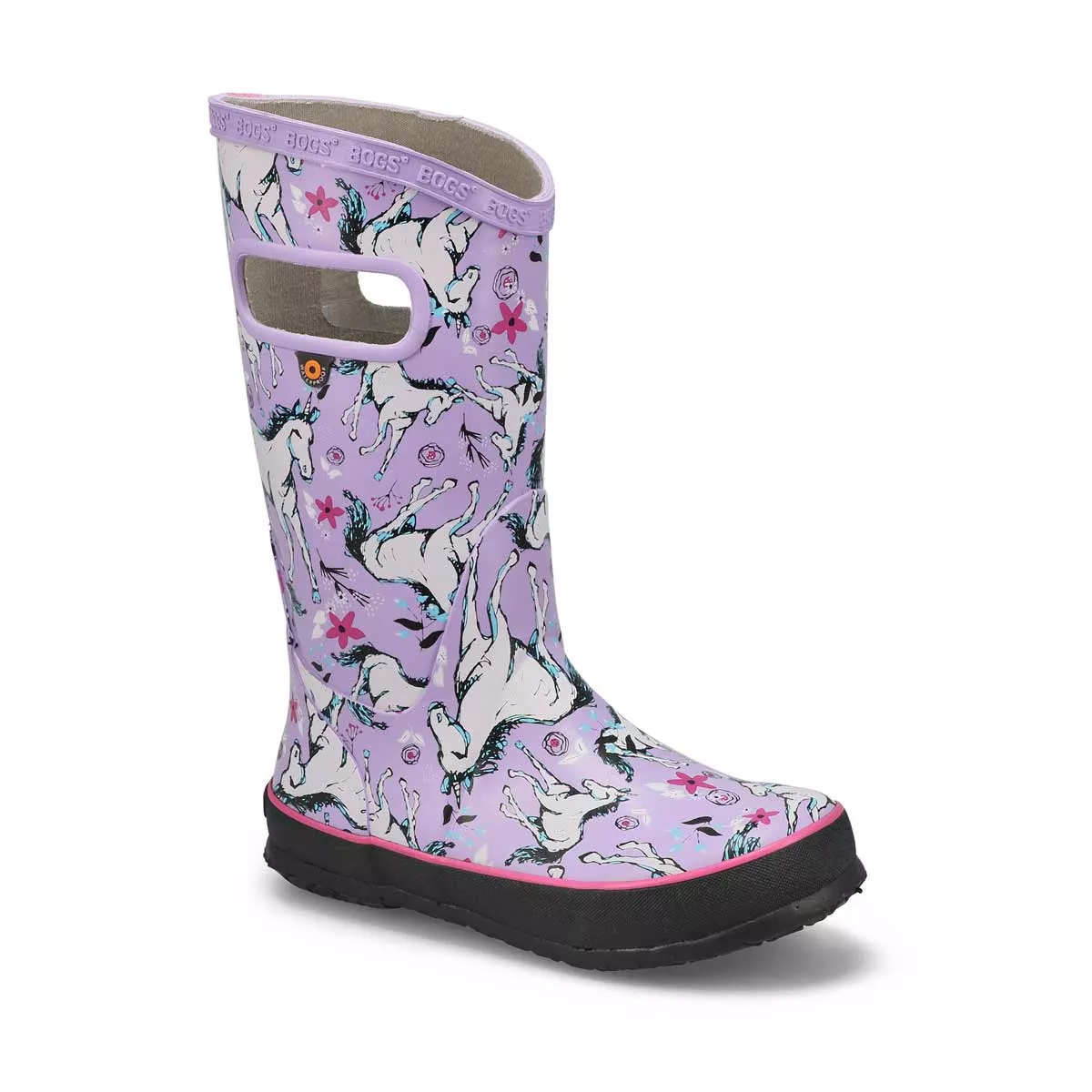 Bogs, Botte de pluie UNICORN AWESOME, lavande, filles 0113