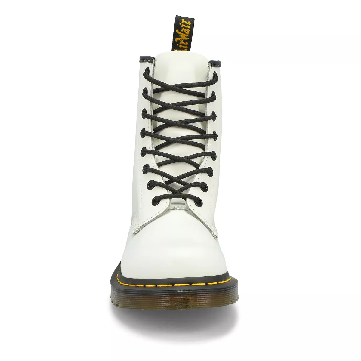 Affordable DrMartens, Ladies 1460 8 Eye Smooth Boot - White 0119