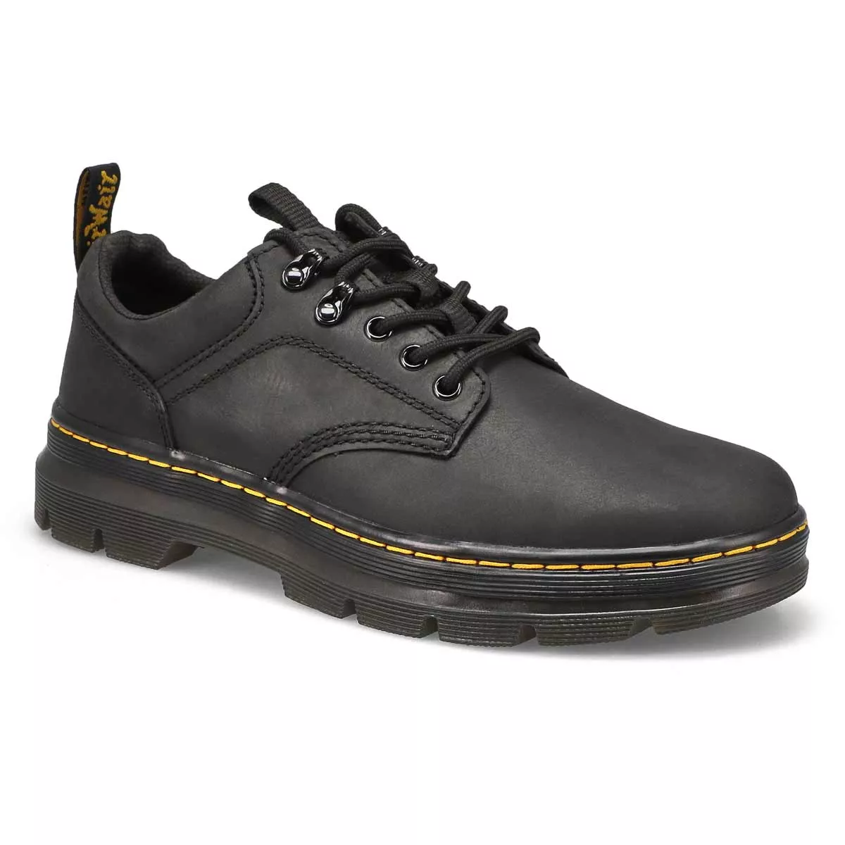 Cheap DrMartens, Richelieus décontractés REEDER, noir, hommes 0119