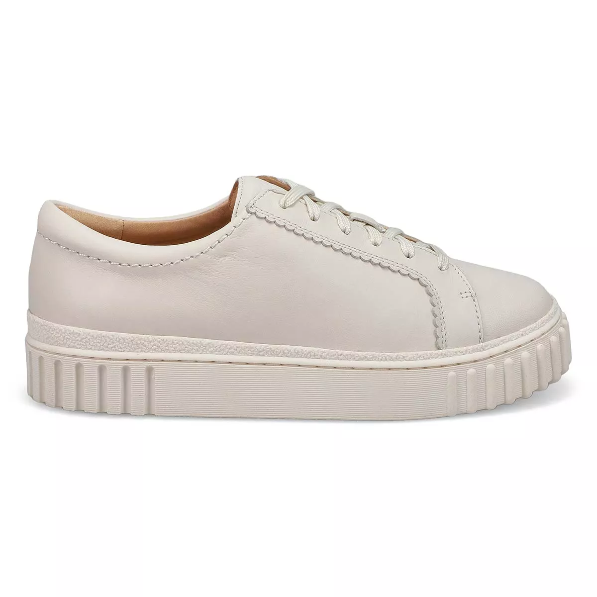 Affordable Clarks, Women's Mayhill Walk Lace Up Sneaker - Off White 0117