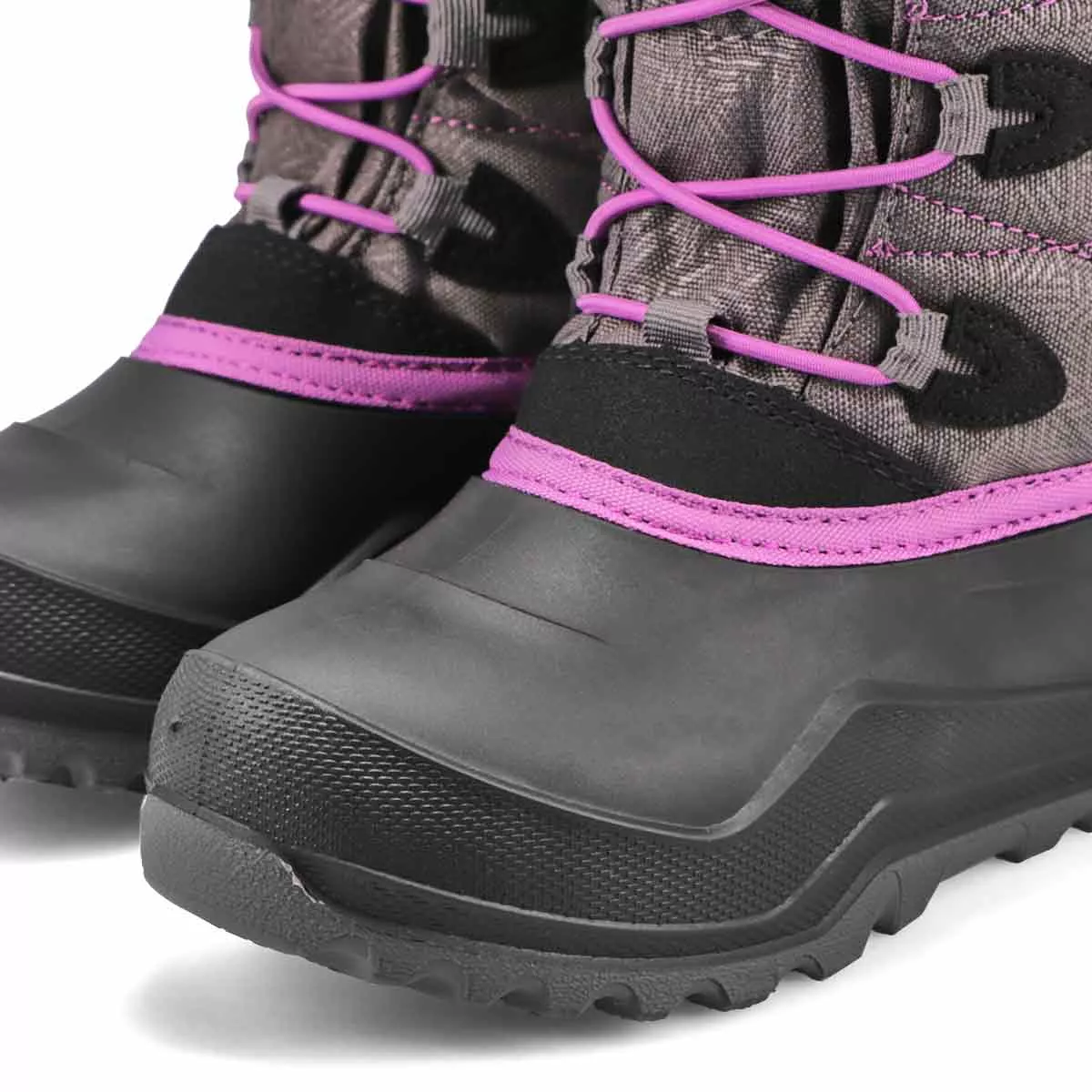 Affordable Kamik, Girls' Snowgypsy 4 Waterproof Winter Boot - Charcoal Orchid 0118