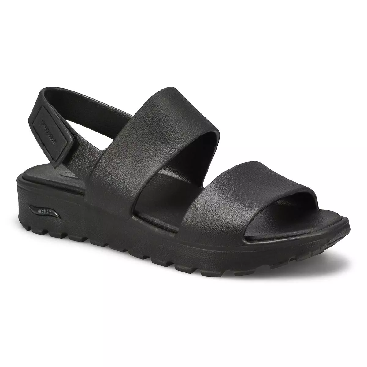 Skechers, Women's Arch Fit Footsteps Sandal -Black Black 0115