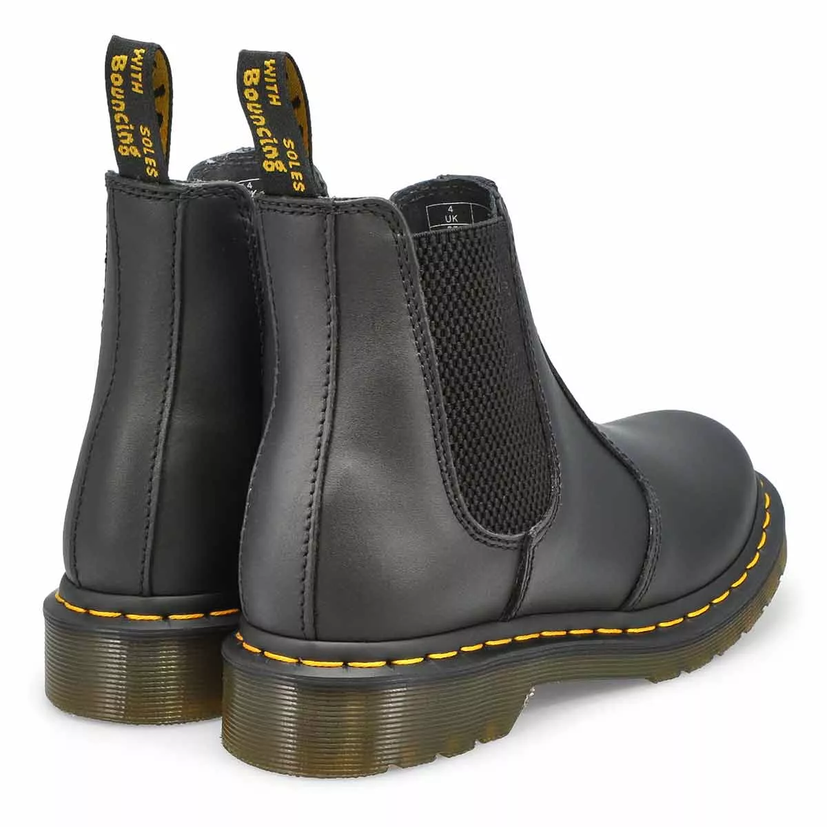 Affordable DrMartens, Chelseas CORE 2976, noir nappa, femmes 0119