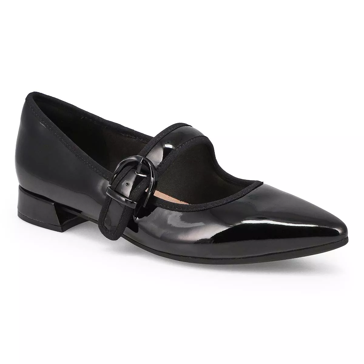 Affordable Clarks, Chaussure habillée NATALYN MAY, noir verni, femmes 0117