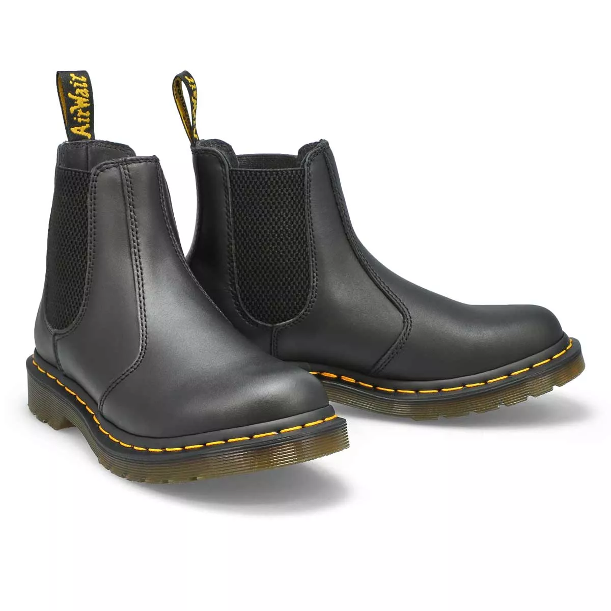 Affordable DrMartens, Chelseas CORE 2976, noir nappa, femmes 0119