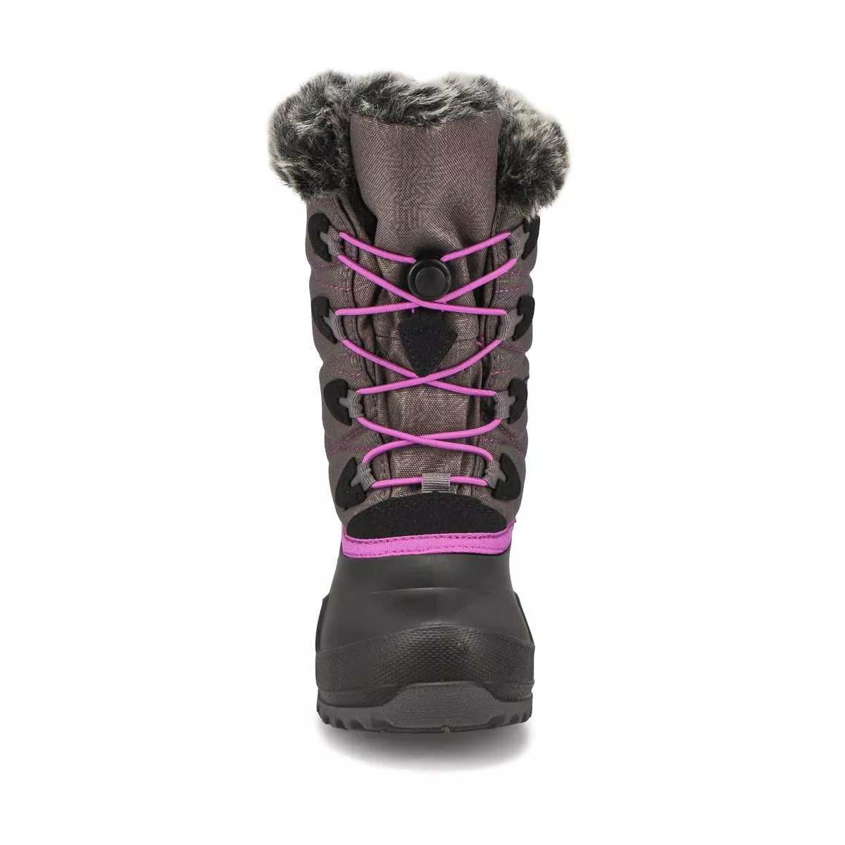 Affordable Kamik, Girls' Snowgypsy 4 Waterproof Winter Boot - Charcoal Orchid 0118