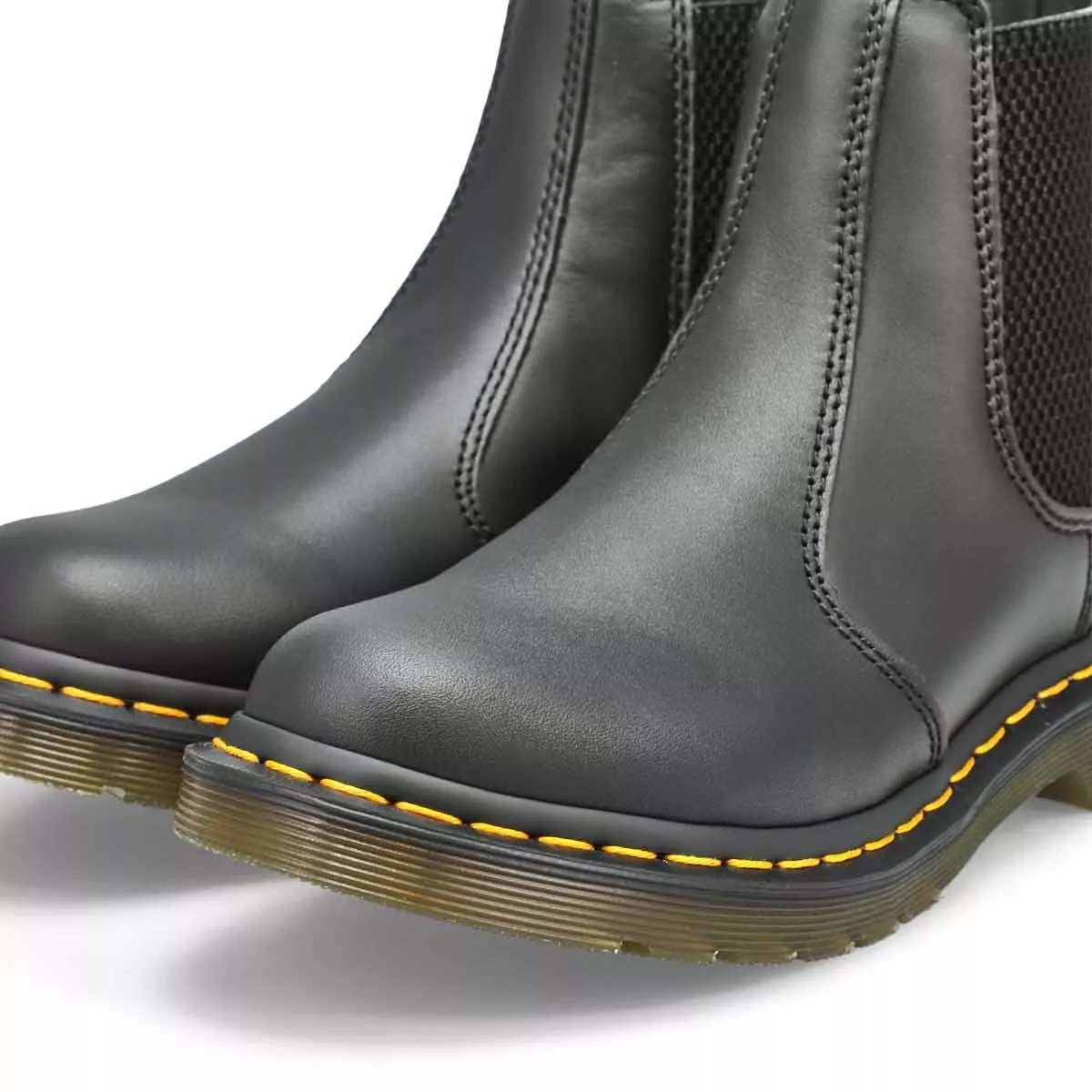 Affordable DrMartens, Chelseas CORE 2976, noir nappa, femmes 0119